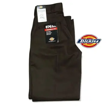 디키즈 874 다크 브라운 DB 30 x 30 워크 팬츠 새상품