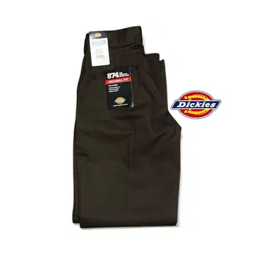 새상품 디키즈 874 다크 브라운 DB 30 x 30 워크 팬츠