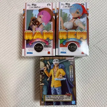 피규어 묶음 판매 리제로 렘 라무 원피스 트라팔가 로