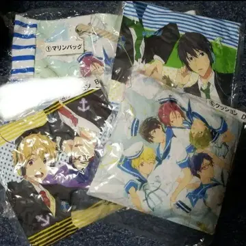Free! 쿠션 x 3 마림바 백 x 1 하이스피