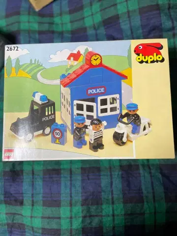 미사용 새상품 레고 LEGO 듀플로 2672 빈티지 파출소 도둑 경찰관