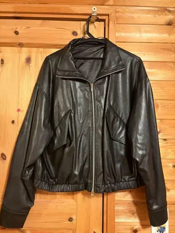 가죽 자켓 블랙