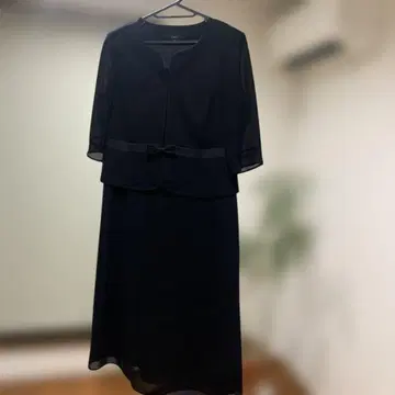 블랙 포멀 원피스 예복