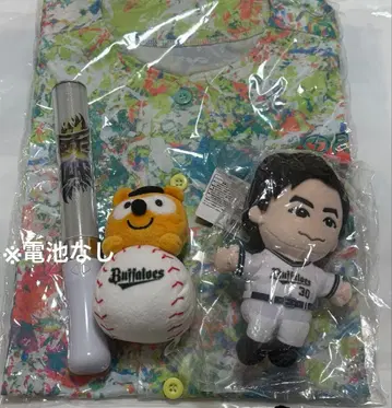 오릭스 오리히메 유니폼 응원봉 히로오카 다이시 선수 봉제 인형 폰타