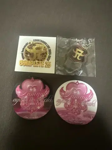 하마사키 아유미 아크릴 참 키링 복권 스티커