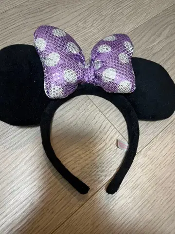 디즈니 머리띠 보라색