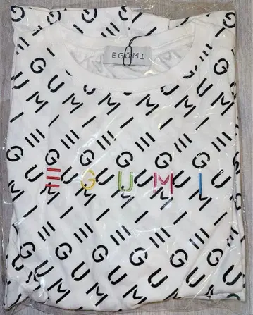 에구치 타쿠야 EGUMI TAKALAKA 티셔츠 모노그램 화이트