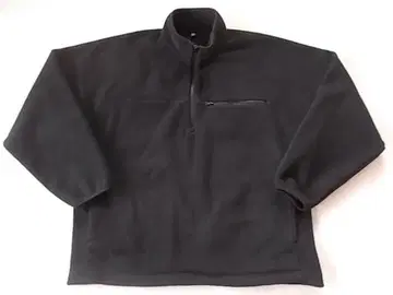 XL 유니클로 플리스 오버사이즈 하프 지퍼 풀오버 블랙