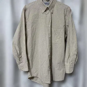 INTERMEZZO FUTURO 남성용 스트라이프 버튼 다운 M 사이즈