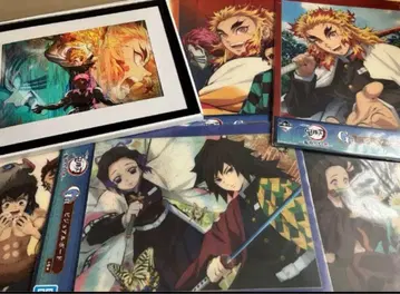 귀멸의 칼날 무한열차편 구매 특전 캐릭터 파인그래프 비주얼 보드