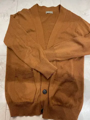 MARGARET HOWELL 브라운 가디건