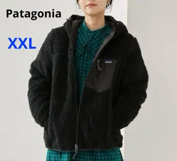 파타고니아 리버서블 키즈 리버서블 레이디 보아 블루종 자켓 블랙