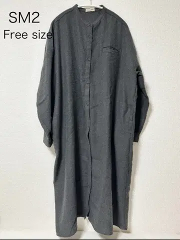 사만사 모스모스 SM2 울 라이크 카르제 셔츠 롱 원피스 긴팔