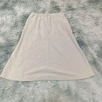 [ 새상품급 ] 에네스베 롱 스커트 사이즈 3 L 상당 베이지 허리밴딩
