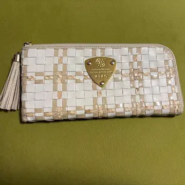 ATAO 리모 루크 장지갑 화이트/베이지