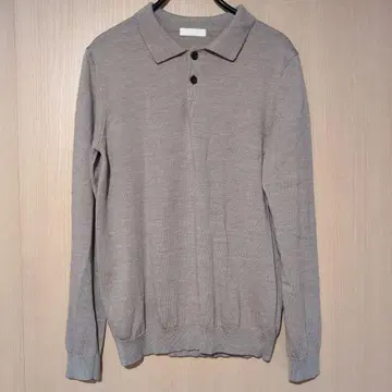 [ niuhans ] 슈퍼 엑스트라 파인 울 폴로 니트