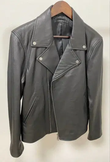 U.S. BOARDER 더블 라이더 가죽 자켓 L 블랙