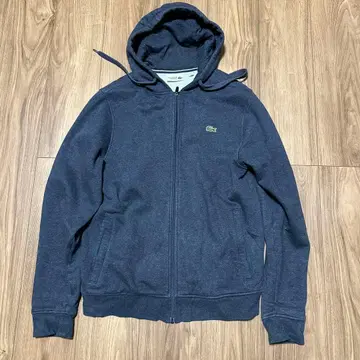 LACOSTE SPORT 후드 부착 후드티 네이비