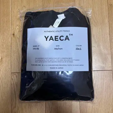 YAECA 블랙 맨투맨 크루 사이즈 M