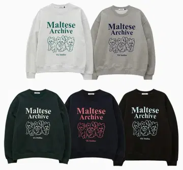 Wai Kei Maltese Archive 맨투맨 화이트