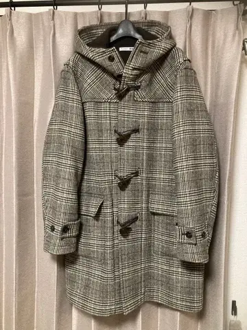 JW ANDERSON x UNIQLO 체크 무늬 더플 코트