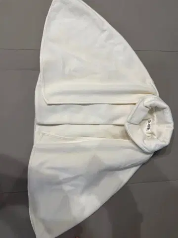 스나이델 화이트 코트 판초 코트 케이프 코트
