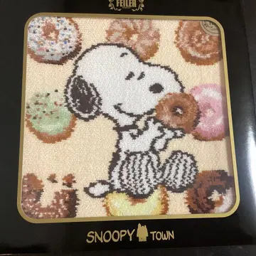 페이러 스누피 도넛 손수건