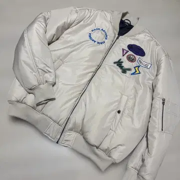 새상품.택 포함.BENO.men's.MA-1 블루종.오버 사이즈.M.