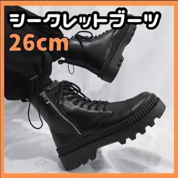 통굽 부츠 남성용 키높이 신발 블랙 가죽 부츠 신발