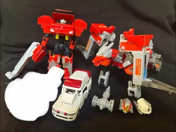 [ 기가토 파이어브레이버 소방서 아머 DX 세트 ] 하이메딕 구급차 포함