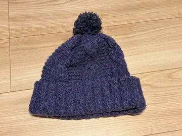 CA4LA 니트 모자 보라색 퍼플 카시라