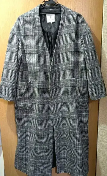 로페피크닉 글렌체크 롱 코트