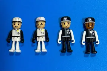 프라레일 프라키즈 4체 야구팀 정경 부품 인형