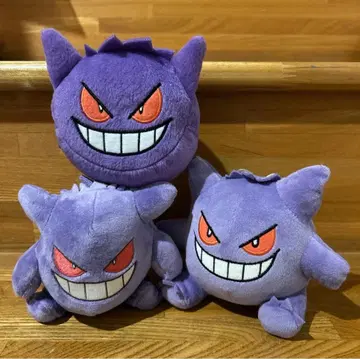 포켓몬 겐가 봉제 인형 3점