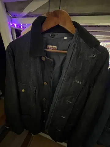 BLUE BLUE 블랙 데님 자켓