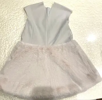 LILY BROWN 오버롤 스커트 베이지