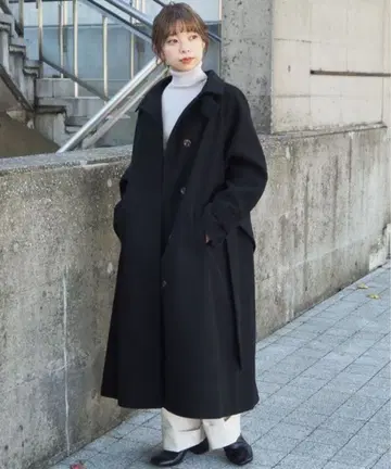 tiptop 2WAY 스텐 컬러 롱 코트