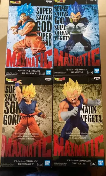 드래곤볼 손오공 베지터 피규어 MAXIMATIC