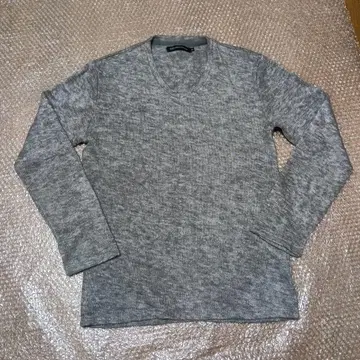 (NEVER)Acquisisco 그레이 V넥 스웨터 XL