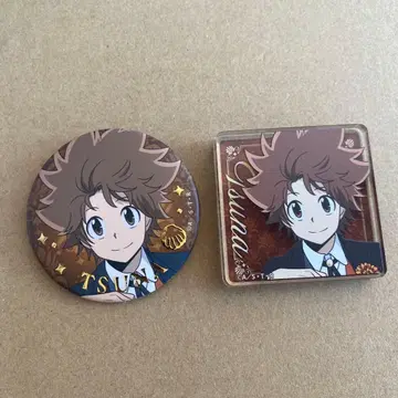 리본 사와다 츠나요시 아니쿠 캔뱃지 가정교사 히트맨 REBORN!!