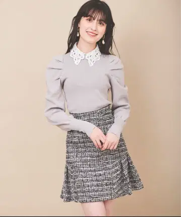 31 Sons de mode 트위드 미니 스커트