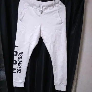 DSQUARED2 화이트 스웨트 팬츠 12Y