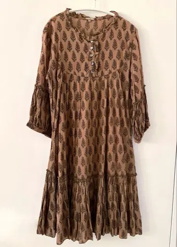 [ 새상품급 ] 에스닉풍 개더 원피스