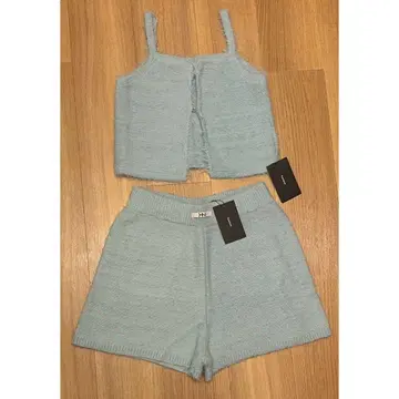 새상품 카스타네 Kastane 니트 팬츠 니트 캐미 뷔스티에 셋업