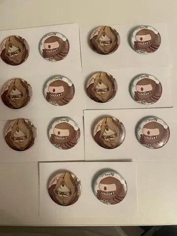 골든 카무이 바실리 동물 포즈 캔뱃지 세트 덤 포함