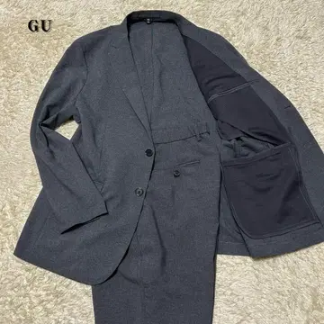 빅 사이즈 GU 워셔블 스트레치 셋업 수트 XL