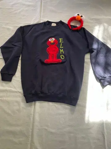 빈티지 엘모 후드티 세서미 usj