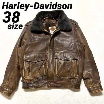 38 M 할리 데이비슨 가죽 자켓 라이더 자켓