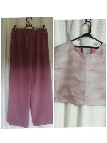 기모노 리메이크 베스트 & 와이드 팬츠