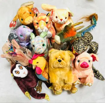 ty 비니 베이비즈 ZODIAC 띠 12지